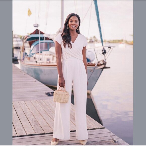 Gal Meets Glam Size 00 Delaney Jumpsuit Wine New Holidays Office Wedding Guest - Picture 13 of 16